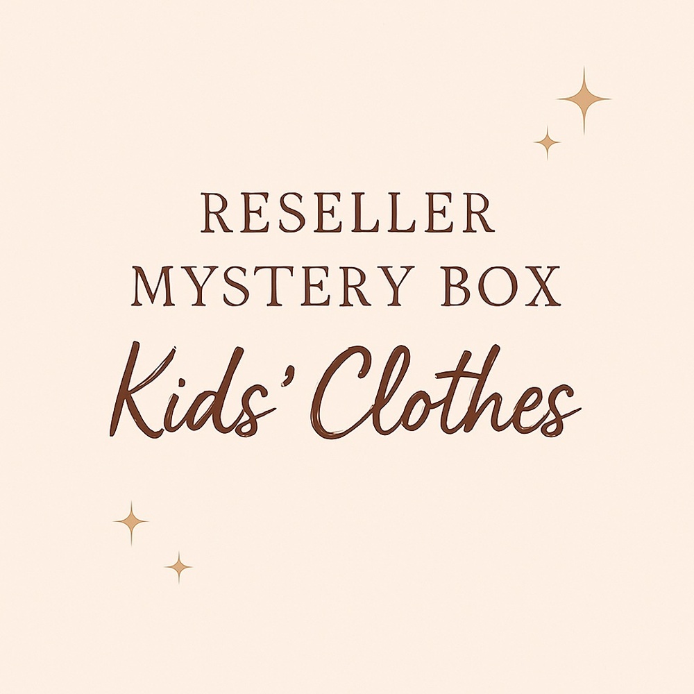 Reseller Kid’s Clothing Mystery Box | 10–11 NWT Items | Up to 5 lbs